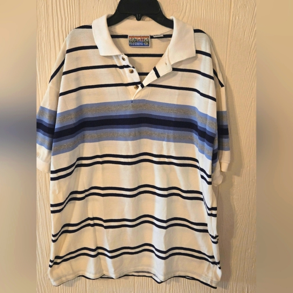 Vintage Big Creek Clothing Polo Shirt Men XL